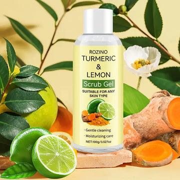 Turmeric & Lemon, Aloe Vera Scrub Gel 100g Moisturizing Care, STurmeric & Lemon, Aloe Vera Scrub Gel 100g Moisturizing Care, Skin Brightening, Travel-Friendly Sizekin Brightening, Travel-Friendly Size